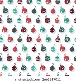 Winter Joyful Holiday Dekoration Vektor Muster kann für Hintergrund und Bekleidung Design verwendet werden