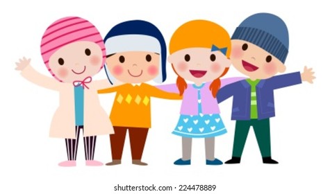 Winter kids