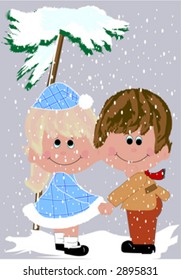 winter with kids