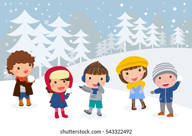 Winter kids