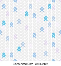 Winter knit seamless pattern