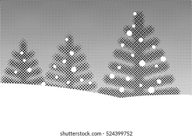 Winter Landscape with Firs