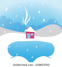 Winter Landscape Illustration