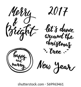 Winter lettering set 2017