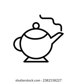 winter line icon stock illustration 