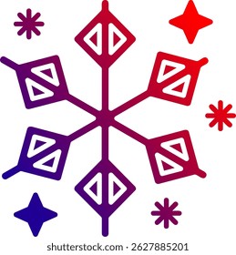 Winter Line vector Icon Design