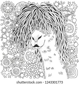710 Llama coloring pages Images, Stock Photos & Vectors | Shutterstock