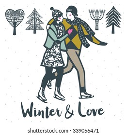 Winter & Love. Print Design