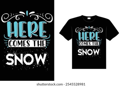 Winter Magic Design Retro Winter Christmas Vector
