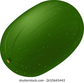 The winter melon icon isolated on white background