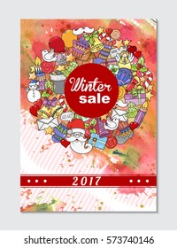 Winter mobile sale banner.