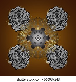 Winter mood background. Abstract snowstorm with snowflakes. Winter weather. Blow snow texture pattern on brown background. Windstorm. Seamless pattern with snowflakes. Winter background.