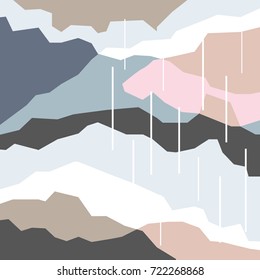 Winter mood backgrounds, vector art, surface patterns, abstract design