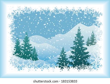 Winter White Background Texture Vector Stock Vector (Royalty Free ...