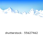 Winter mountains