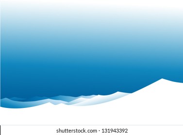 Winter mountains
