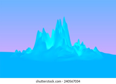 Winter mountains