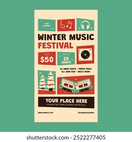 Winter Musis Festival Social Media Story