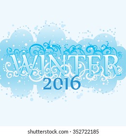 Winter New Year Background