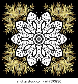 Winter, New Year, Christmas simple design on a white background. 