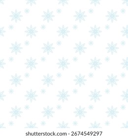 Winter Night Sky Seamless Pattern. Perfect for winter and Christmas designs, holiday textiles, gift wrapping, wallpapers, and seasonal digital projects.
