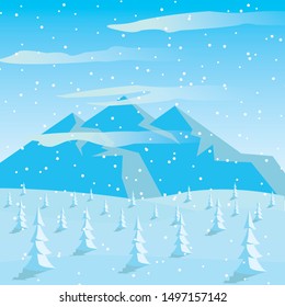 winter at the north pole