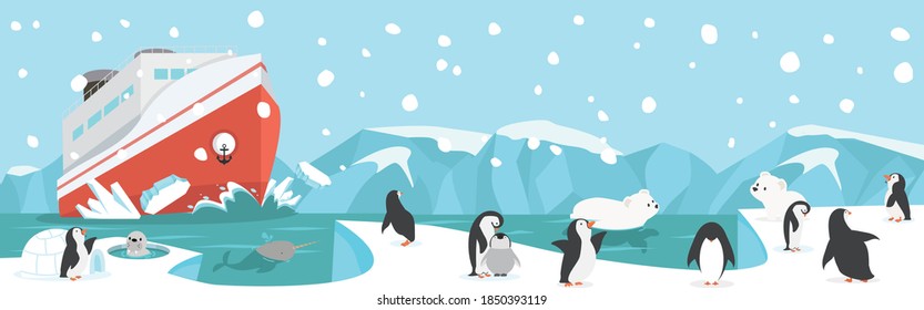 9,484 Funny North Pole Cartoon Images, Stock Photos & Vectors | Shutterstock