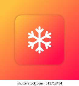 Winter orange bright app ui/ux Icon / Logo design