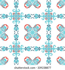 winter ornamental background design. christmas gift wrap. abstract geometric pattern