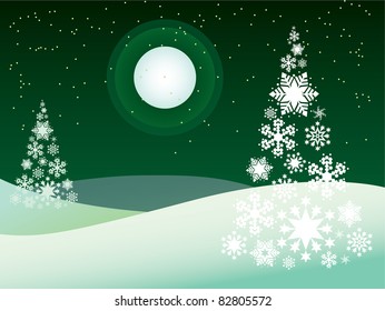 winter outdoor theme - illustration