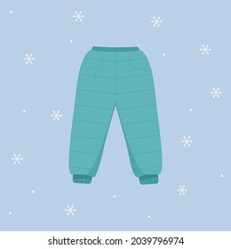 Winterhose. Warme Hose. Winterkleidung