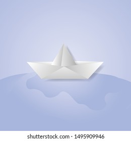 winter paper art illustrator eps 10