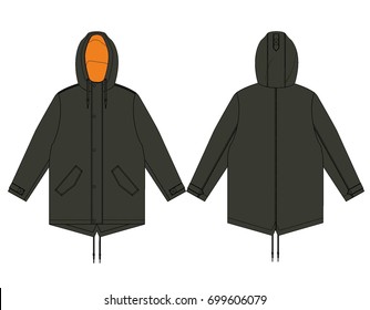 winter parka men's outwear