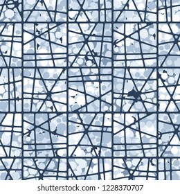Winter pattern. Abstract lattice on a background of winter texture.