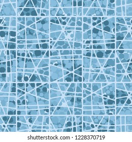 Winter pattern. Abstract lattice on a background of winter texture.