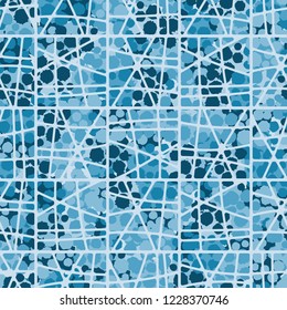 Winter pattern. Abstract lattice on a background of winter texture.