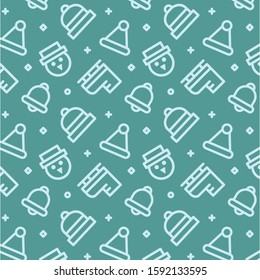 Winter pattern background vector illustrations.
