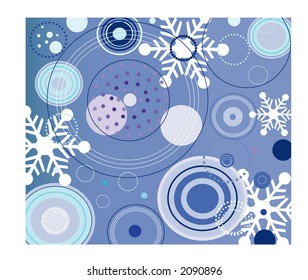 winter pattern blue