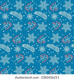 
Fondo de navidad de imágenes del patrón de invierno