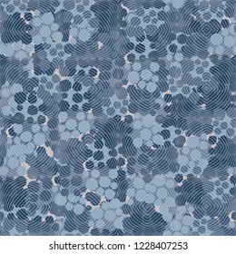 Winter pattern. Magnetic fields and camouflage.