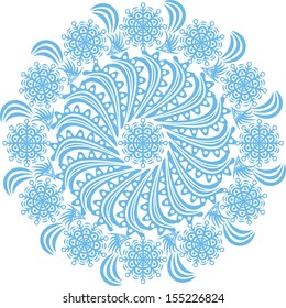 Winter pattern merry christmas new year card vector illustration