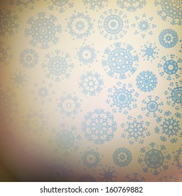 Winter pattern on paper texture. + EPS10 vector file