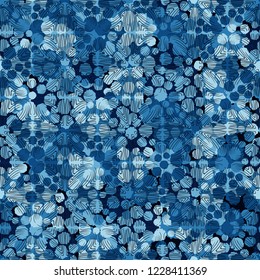 Winter pattern. Parquet texture and camouflage.