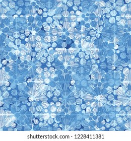 Winter pattern. Parquet texture and camouflage.