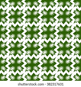 Winter pattern with pointed elements. Seamless vector illustration for modern projects