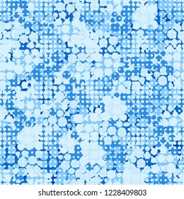 Winter pattern. Rows of circles of variable size and camouflage.