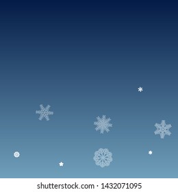 Winter pattern with snowflakes. Blue Christmas background. 
Abstract Christmas background with white snowflake. Vector Illustration.