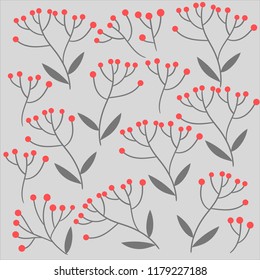 
winter pattern. vector illustration.