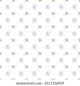 Winter Peonies Seamless Vector Pattern Design with flowers.