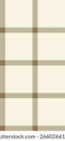 Comprobación del patrón a cuadros de invierno, Vector inconsútil textil de filigrana. Textura de baño de tela de fondo de tartán en la paleta de colores beige y ámbar.